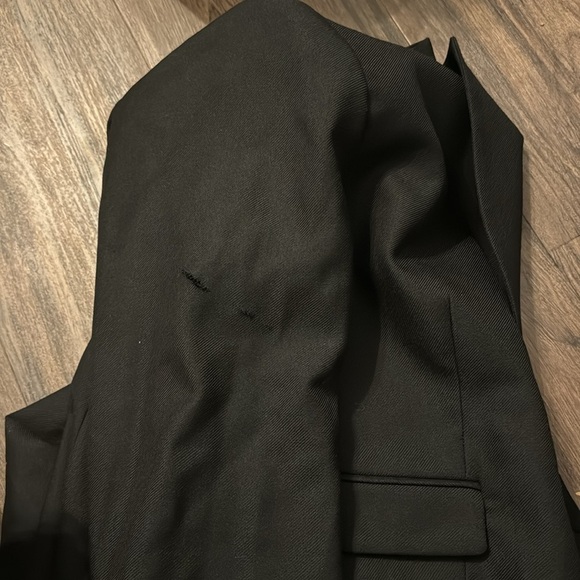 AS IS! NWT! Banana Republic Black Lido Sculpted Wool Blazer - Size 20 - Picture 10 of 12